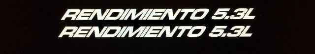 Rendimiento Performance 5.3L Spanish Stickers Decals For Chevy Silverado, Malibu