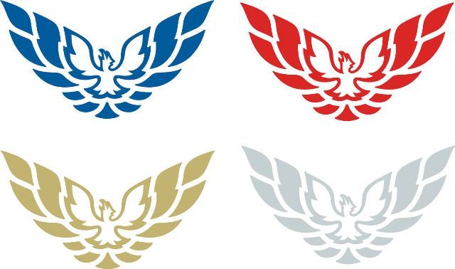 Sail Panel Bird Decal Set for Pontiac Firebird Trans Am 1998-2002