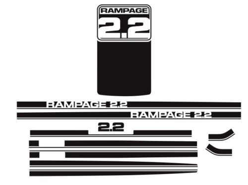 1983 1984 Dodge Rampage 2.2 Decals & Stripes Kit