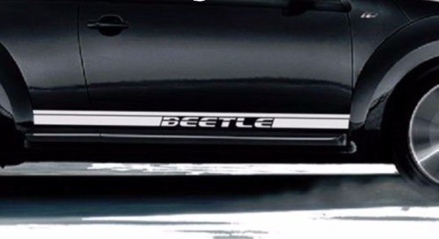 1998-2016 Volkswagen Beetle Rocker Panel Vinyl Graphics Thipals Stripes 1