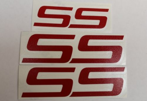 SS Emblem Overlay Decals (set of 3 ) - 06-09 Trailblazer SS