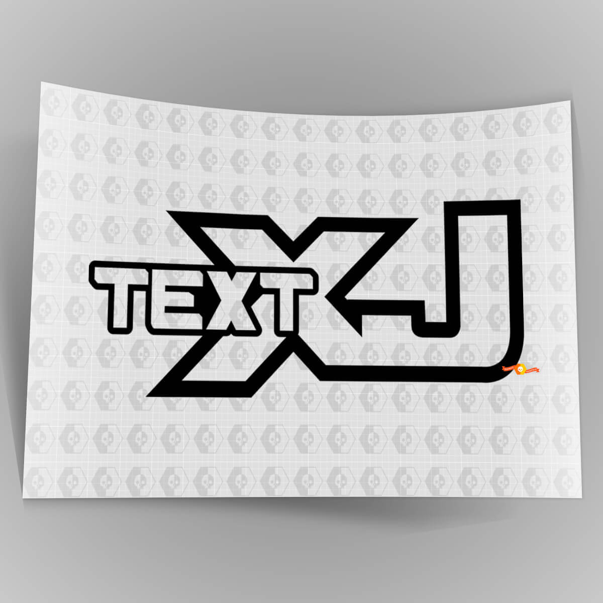 Black Vinyl Decal Sticker Off Road Trails Rock Crawling 4x4 for Jeep Cherokee XJ