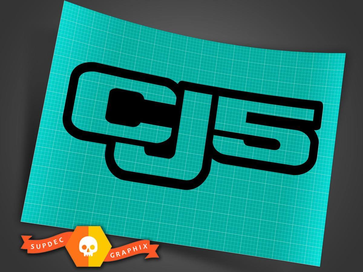 Off Road Trails Rock Crawling 4x4 Vinyl Decal Sticker for Jeep CJ CJ5