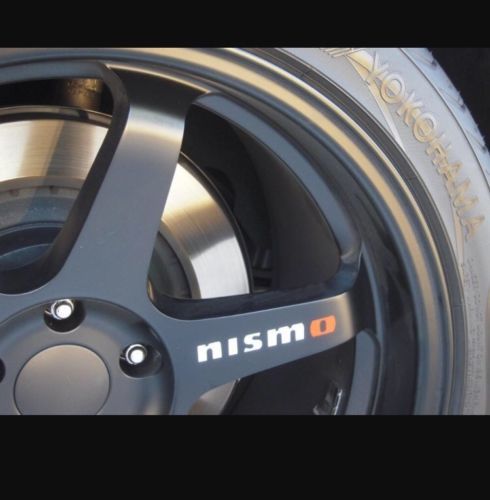 Nismo Rim Vinyl Decal Stickers Set Of 5 (Any Color)