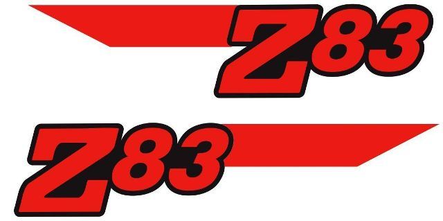 NEW 4X4 OFFROAD Z83 DECAL STICKER EXTREME S10 GMC Sonoma