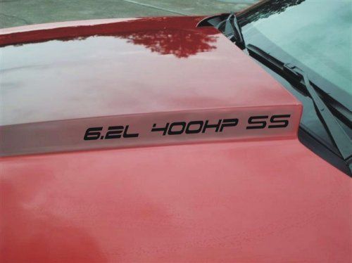 2010-2016 Camaro Hood Scoop Grafik Aufkleber HP