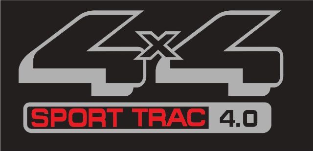 Explorer Sport Trac 4 x 4 Emblem Aufkleber Aufkleber