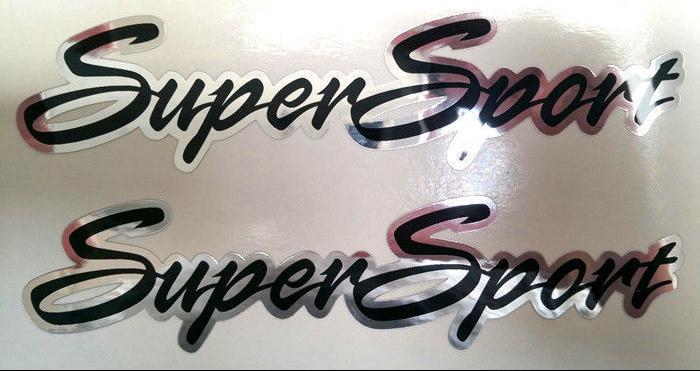 2 Super Sport Decals Rally Sport Chevy Camaro Chevrolet SS  WOW 