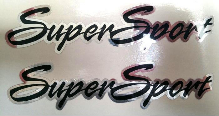 Super Sport Chrome Style Side Vinyl Decal Sticker for Chevrolet Camaro