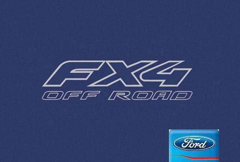 2002-2003 Ford F-150 Rear RH Side Red FX4 Off Road Decal Emblem Silver new OEM
