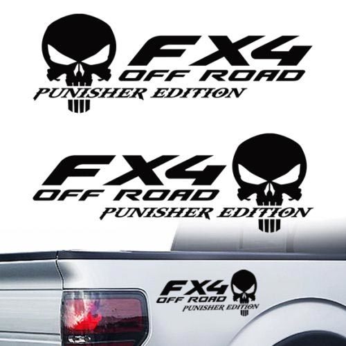 Ford F-150 FX4 Geländewagen f150 Die Punisher-Paar-Aufkleber Vinyl-Aufkleber f 150 F250