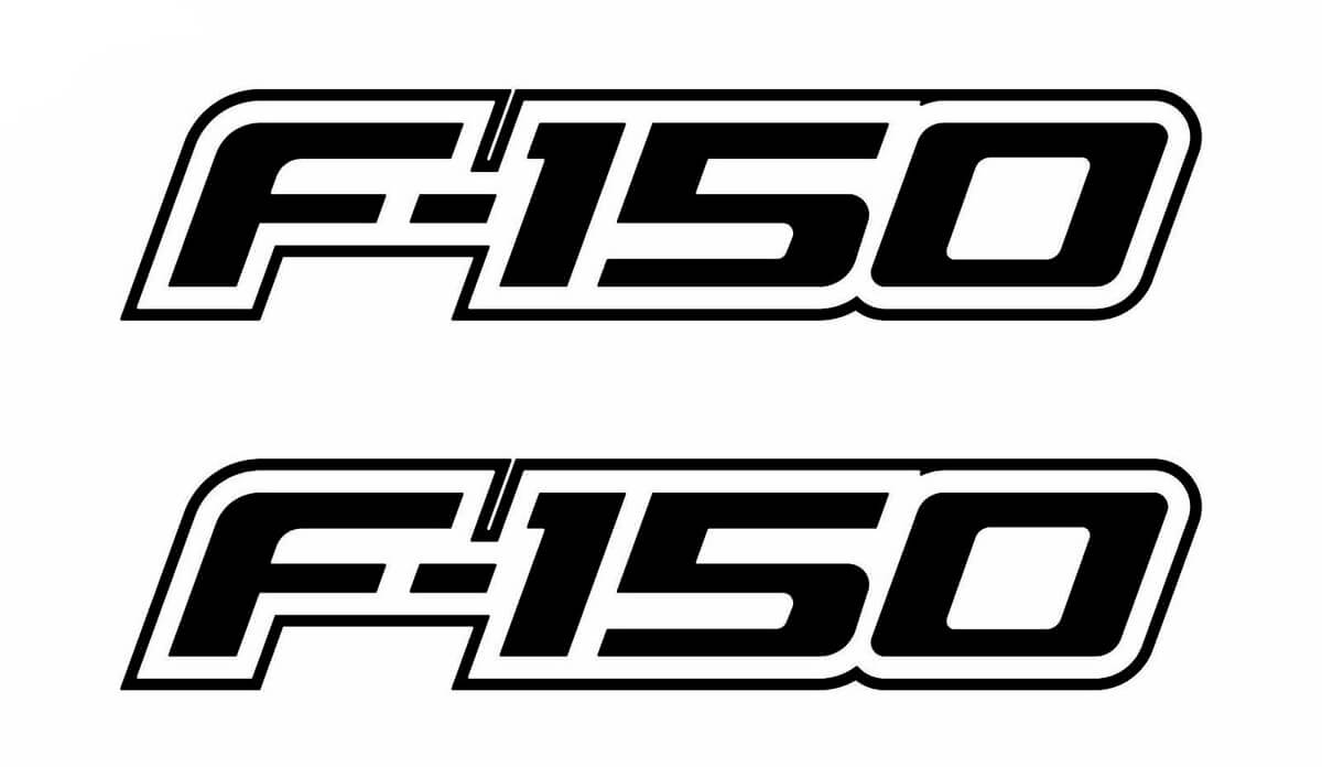 Decals Pins Vinyl Truck Sticker Decal Set for Ford F-150 2009-2017
