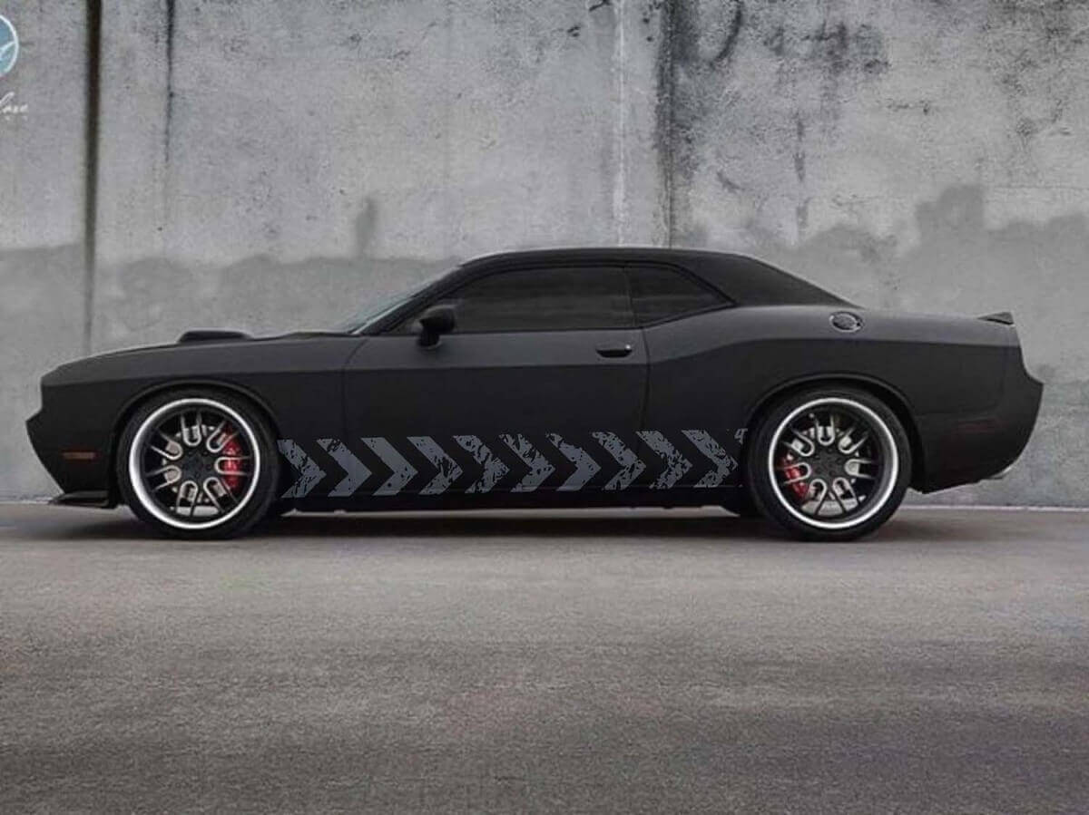 Arrows Side Vinyl Graphic Decal Sticker For Dodge Challenger SRT