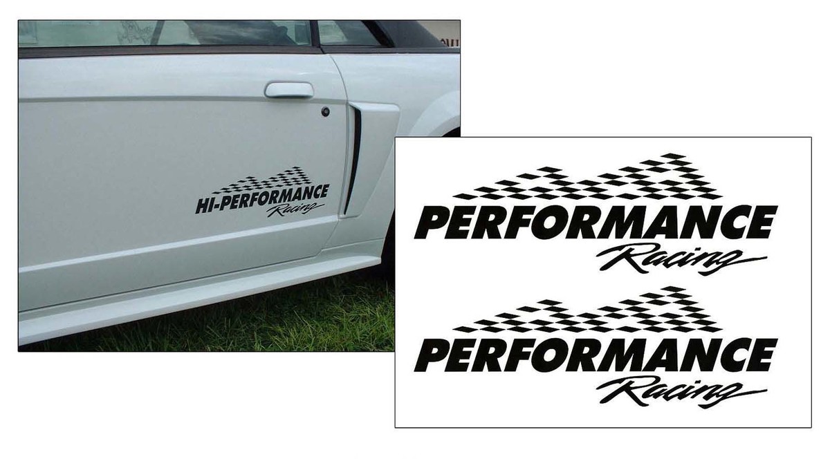 N395 Ford Dodge Camaro - Conjunto de calcomanías de carreras de rendimiento
