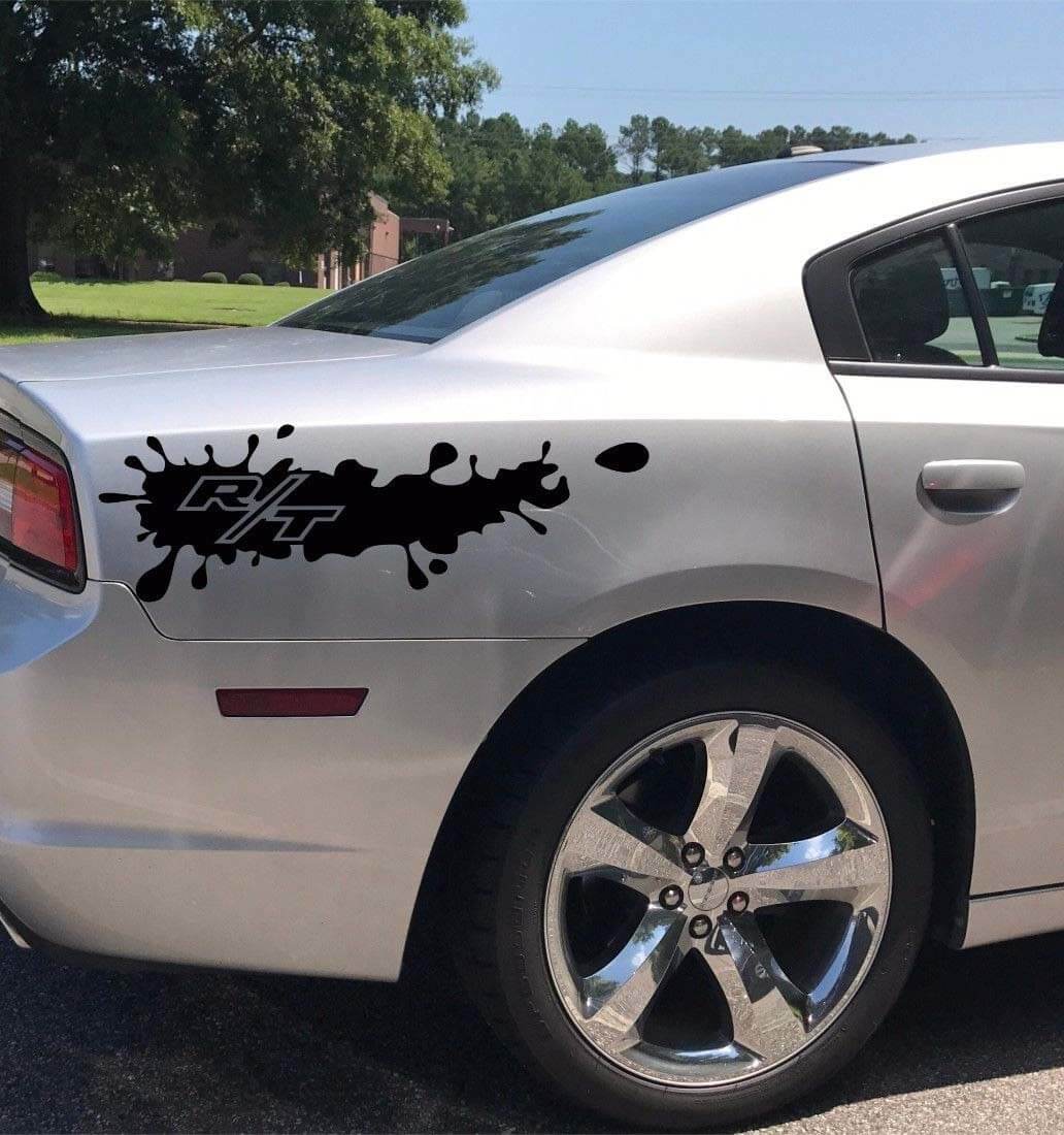 Back Fender Vinyl Sticker Decals SRT8 Graphic for Dodge Charger