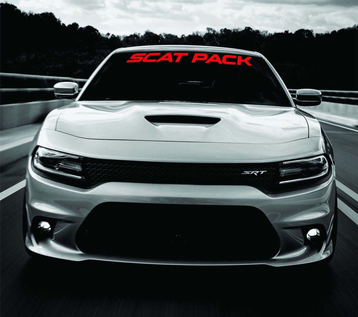 Dodge Charger SCAT PACK Windschutzscheibe Banner Aufkleber 2011-2017 SRT MOPAR 392 Scatpack