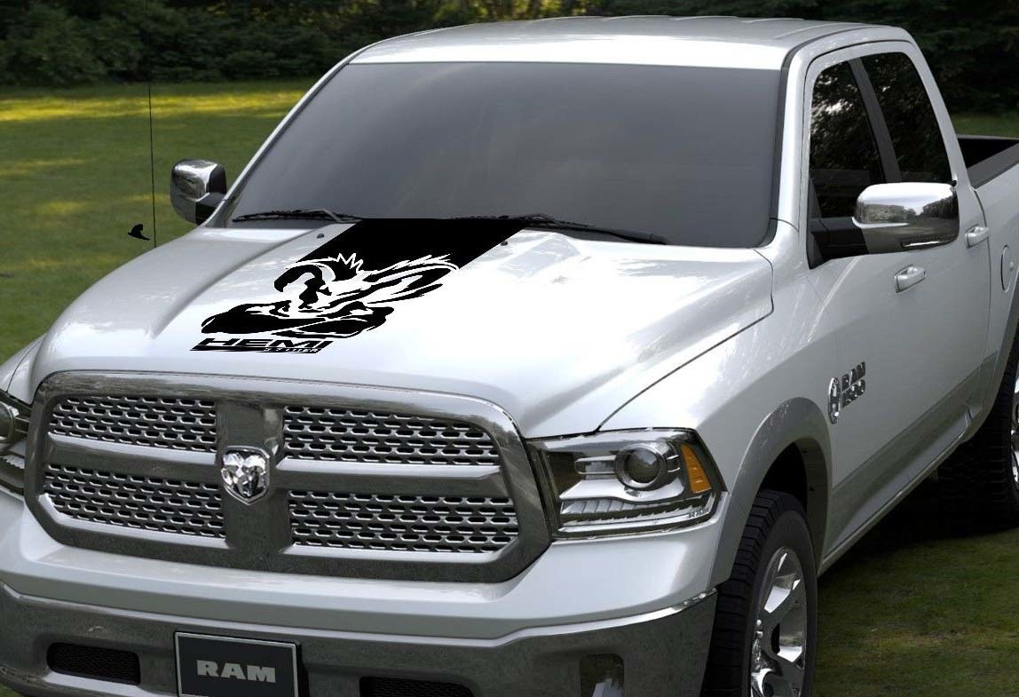 Dodge Ram Hood Decals Custom