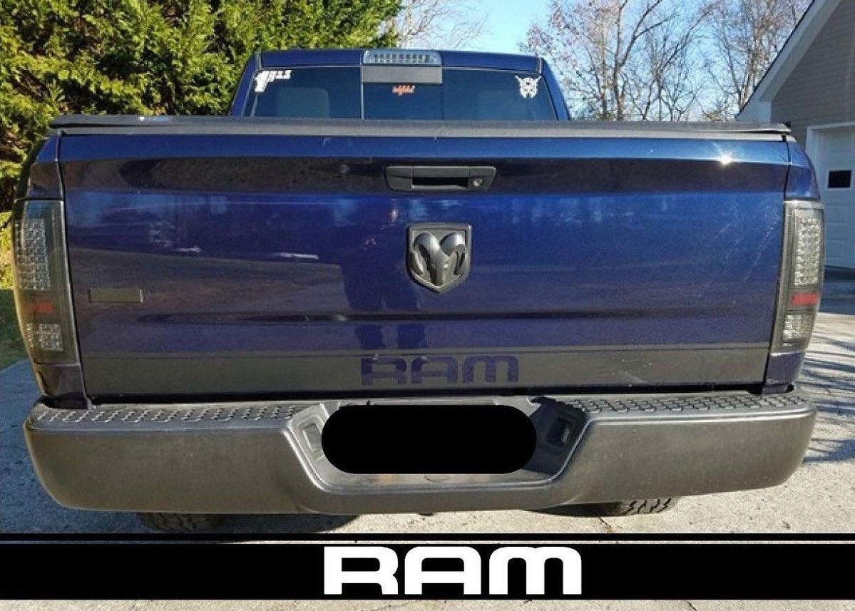 Ram 1500 Heckklappenstreifen Aufkleber Hemi Dodge Truck 2009-2018 DR15