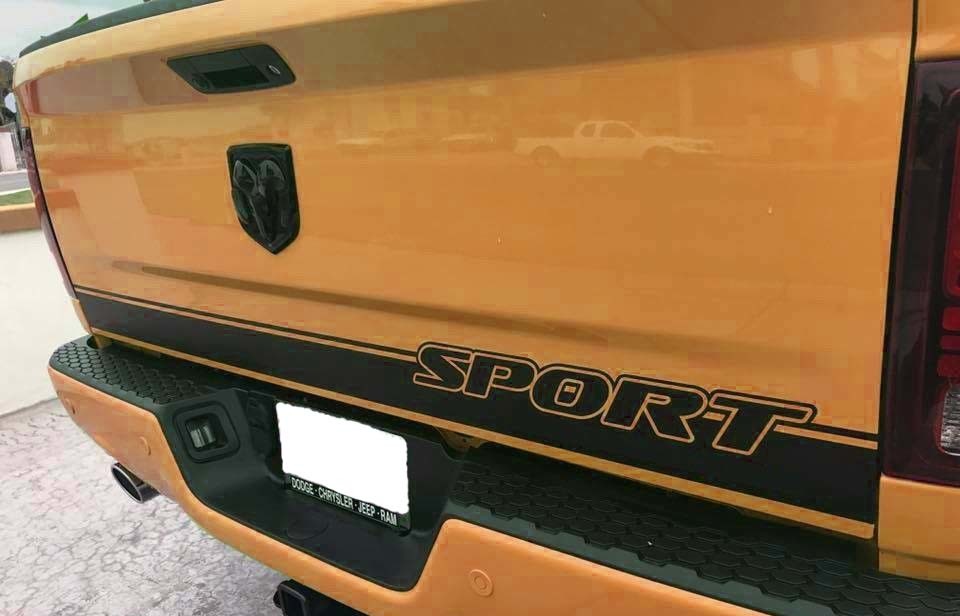 Ram 1500 Sport Tailgate Stripe Decal Hemi Dodge Truck 5.7 2009-2018