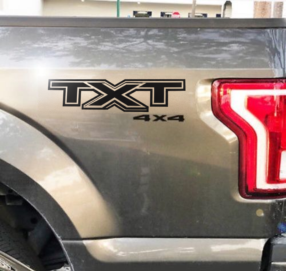 4x4 Bedside Graphic Sticker Decal for Musclecar truck F-250 STX 2018