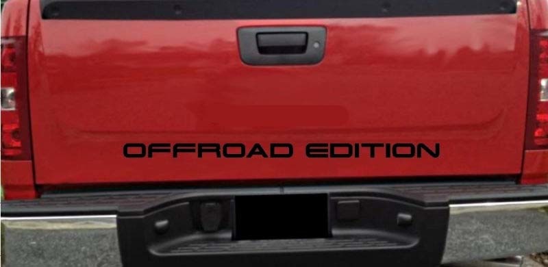Truck Tailgate OFFROAD EDITION Bed Decal Graphic Letters 4x4