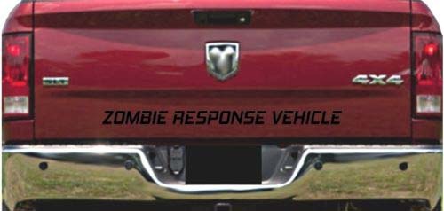 Truck Tailgate ZOMBIE RESPONSE VEHICLE Bed Decal Graphic Letters
