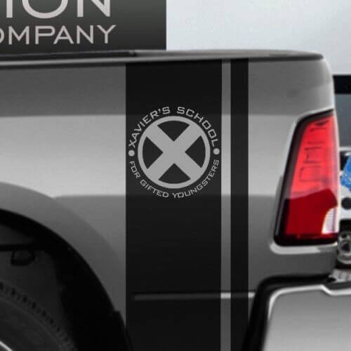 Vinyl Side Stripes X-Men Xavier School Logo for Dodge Ram