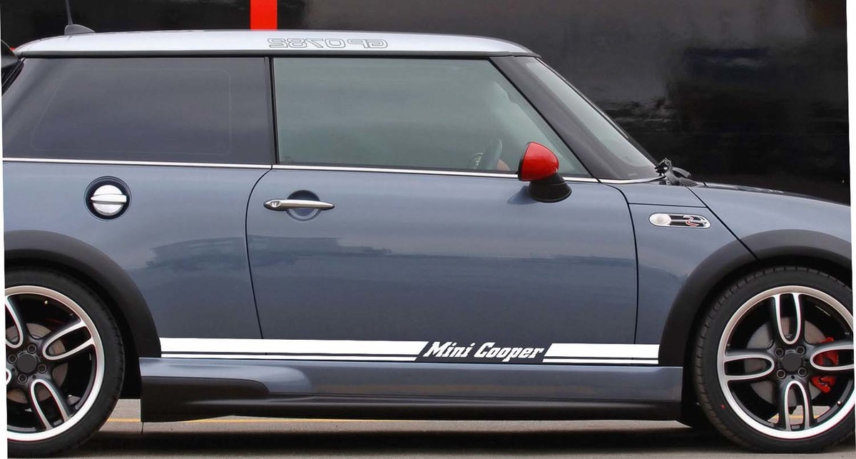 Passend für Mini Cooper Rally Turbo 2000-2015 Panel Decals Seitenkippstreifen