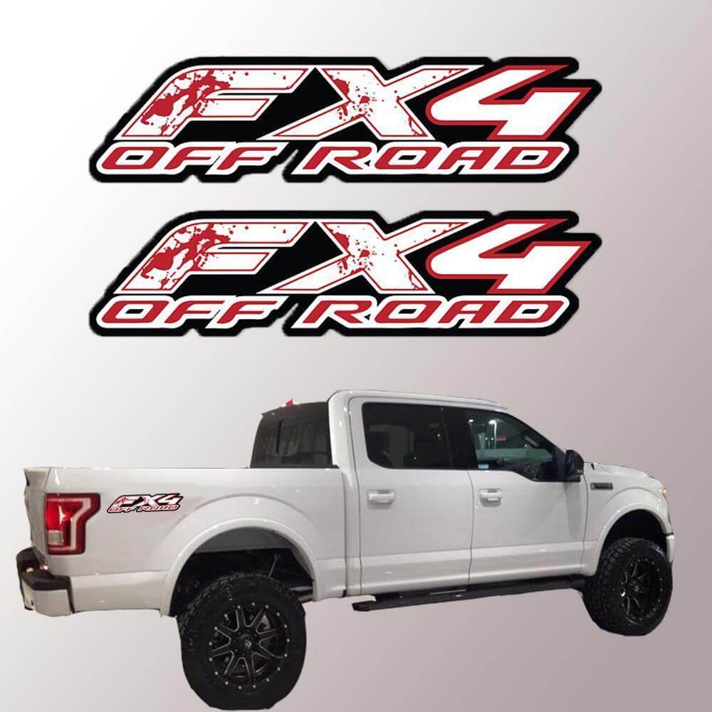 Blood Zombie Truck Bed 4x4 Vinyl Decal Sticker for Ford F150 F250 F350 FX4