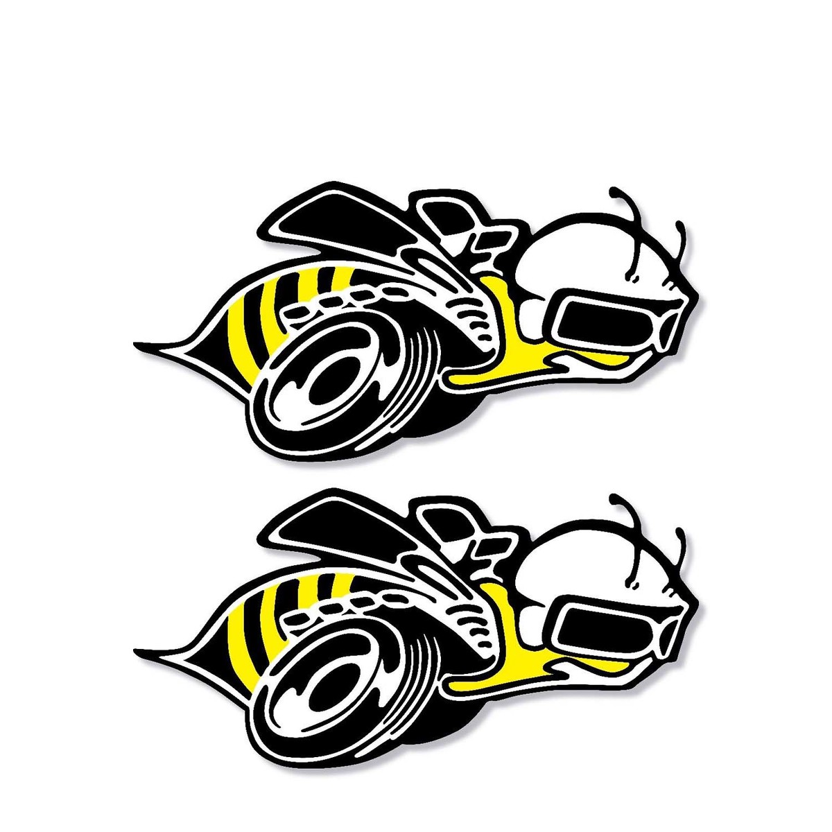 Set of 2: Dodge Super Bee vinyl decal full color over laminated for car & trucks