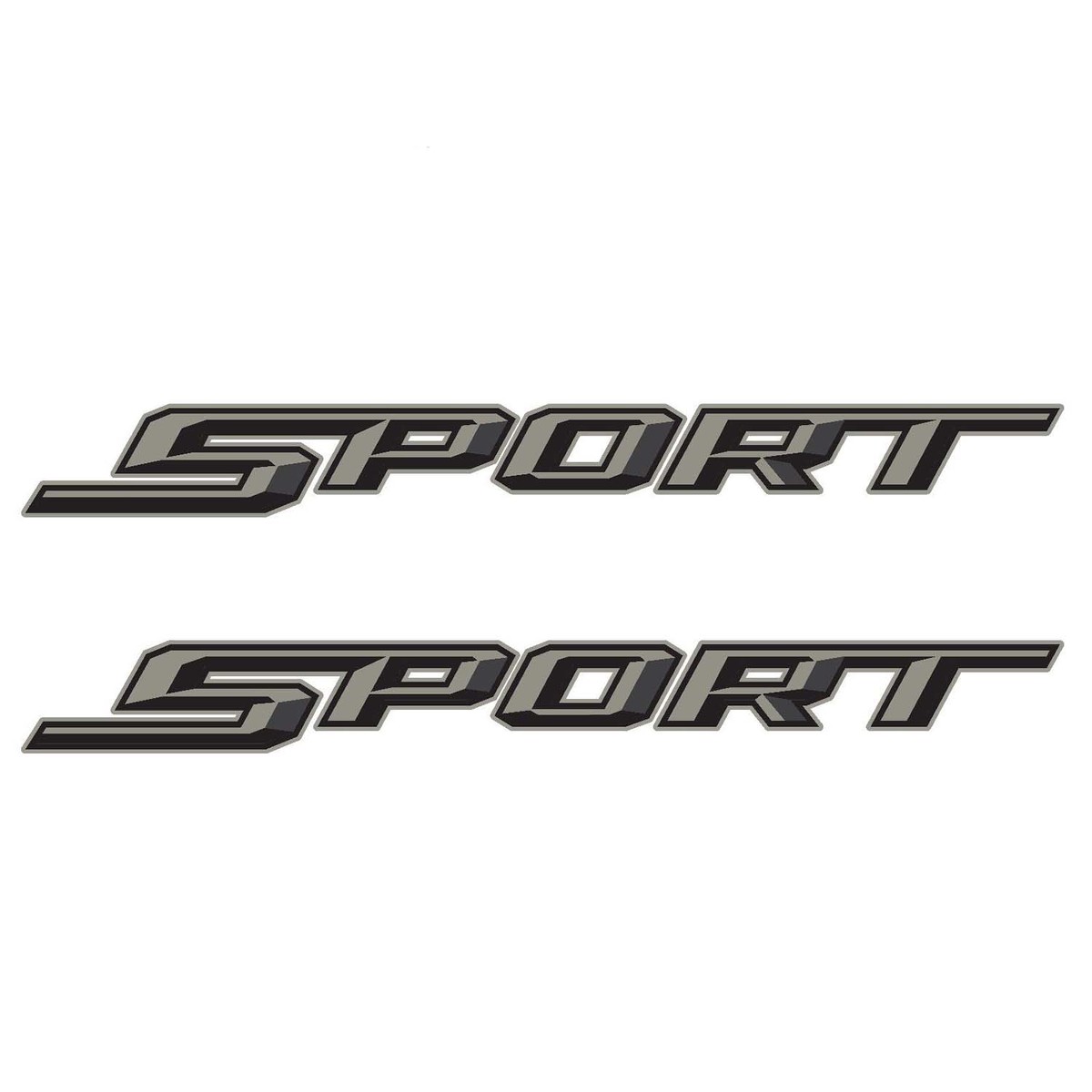 2er-Set: 2017-2018 Ford F-150 F-250 Sport-Geländewagenaufkleber