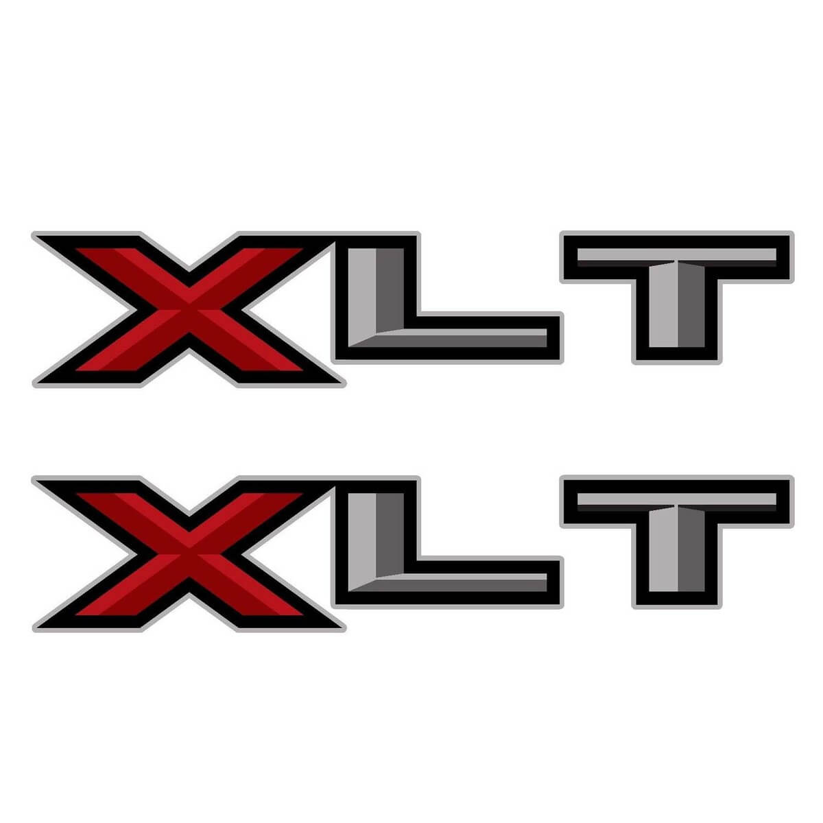 XLT Off-Road Bedside Vinyl Decal Stickers Set Of 2 for Ford F-150 2018
