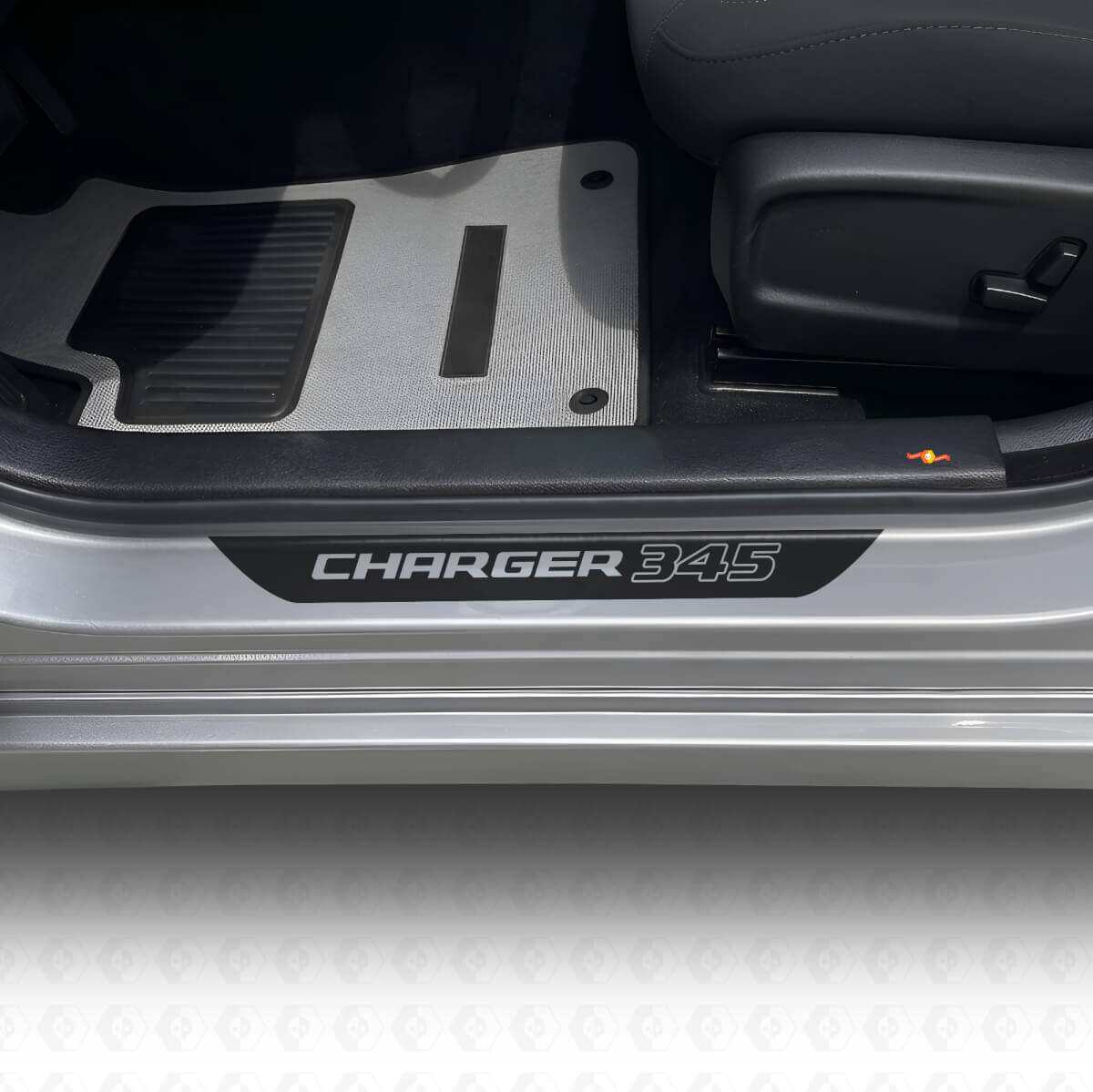 Charger 345 Door Sill Stickers Decals for Dodge Charger