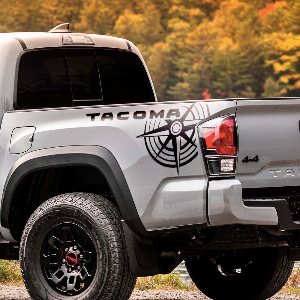 Product: Toyota Tacoma TRD side bed graphics decal sticker model 6