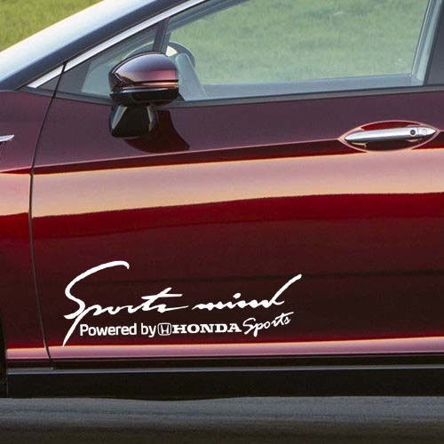 2X Multiple Color Sports Mind Power for Honda Vinyl Decal Sticker