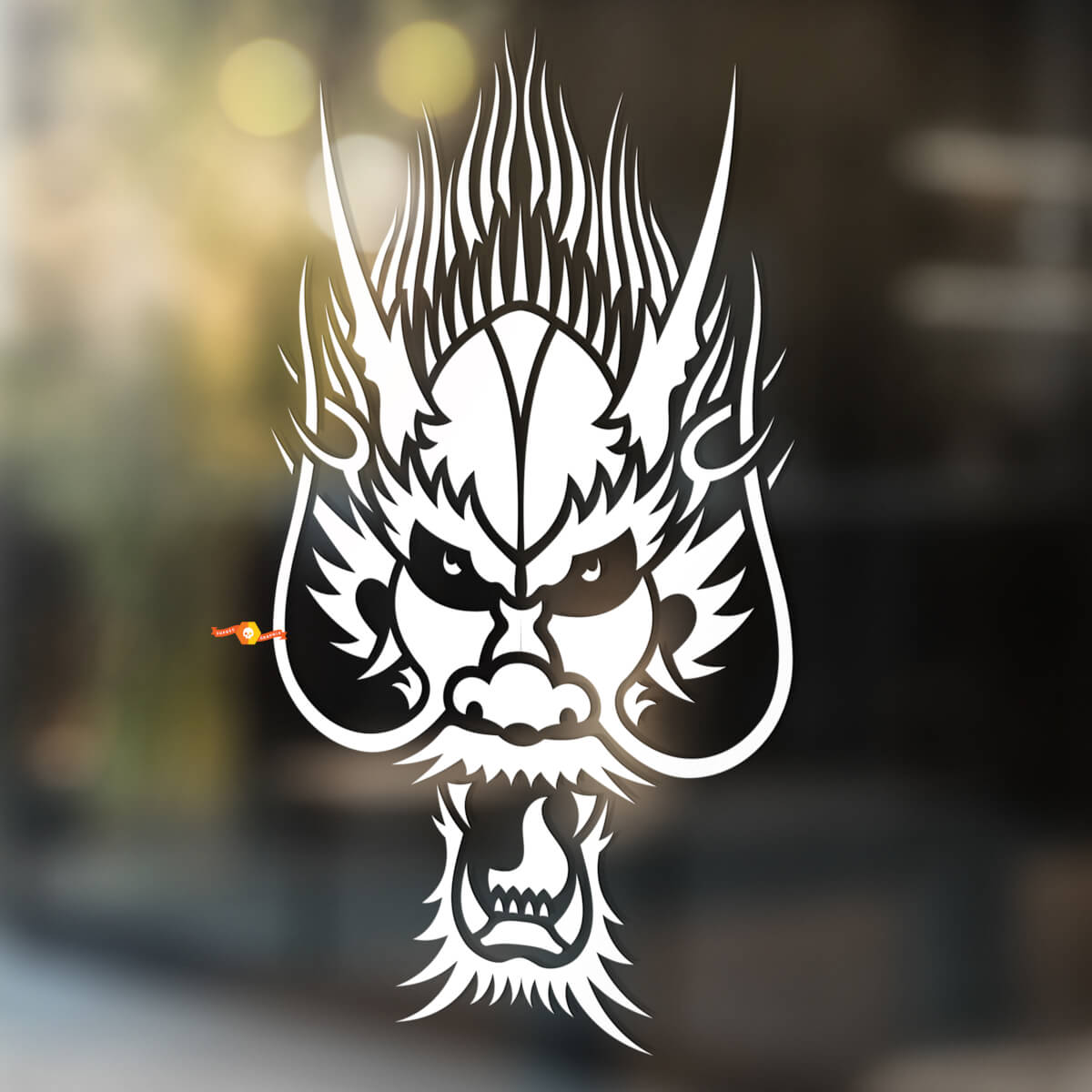 Dragon Head Asian Style Universal Vinyl Decal Sticker Universal Vinyl Decal Sticker