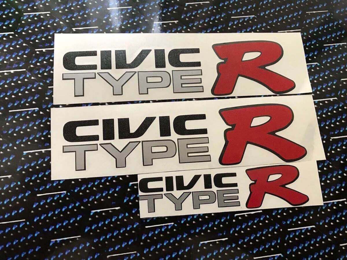 Civic Type R Style Vinyl StickerKit for Honda Civic EK9