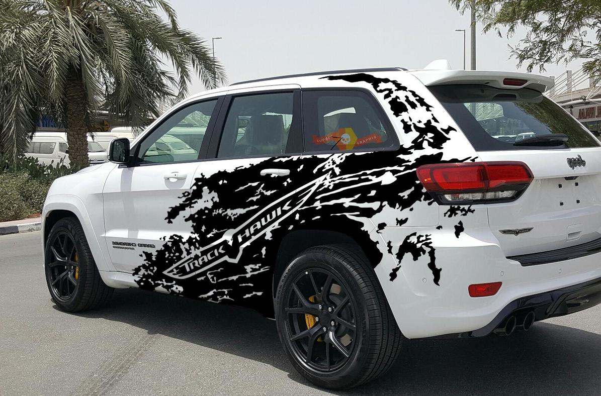 thumbnail image 2 of AG Foliendesign Camouflage Side Stripe Decals – Gloss & Matt Finish, Car Body Sticker Set C-14 2 of 4