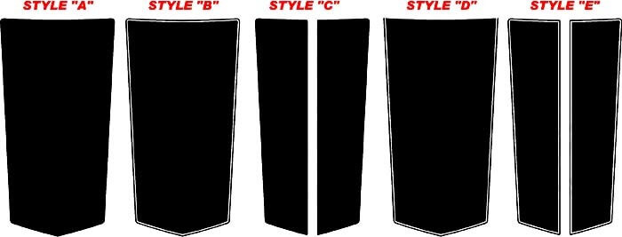 Center Hood Stripe Vinyl Decal for Chevrolet Camaro LS/LT/SS 2010+