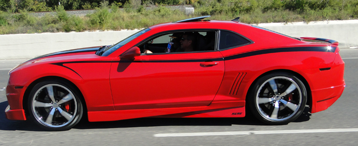 2010 - 2015 Chevrolet Camaro Full Upper Side Devil Tail Akzentstreifen