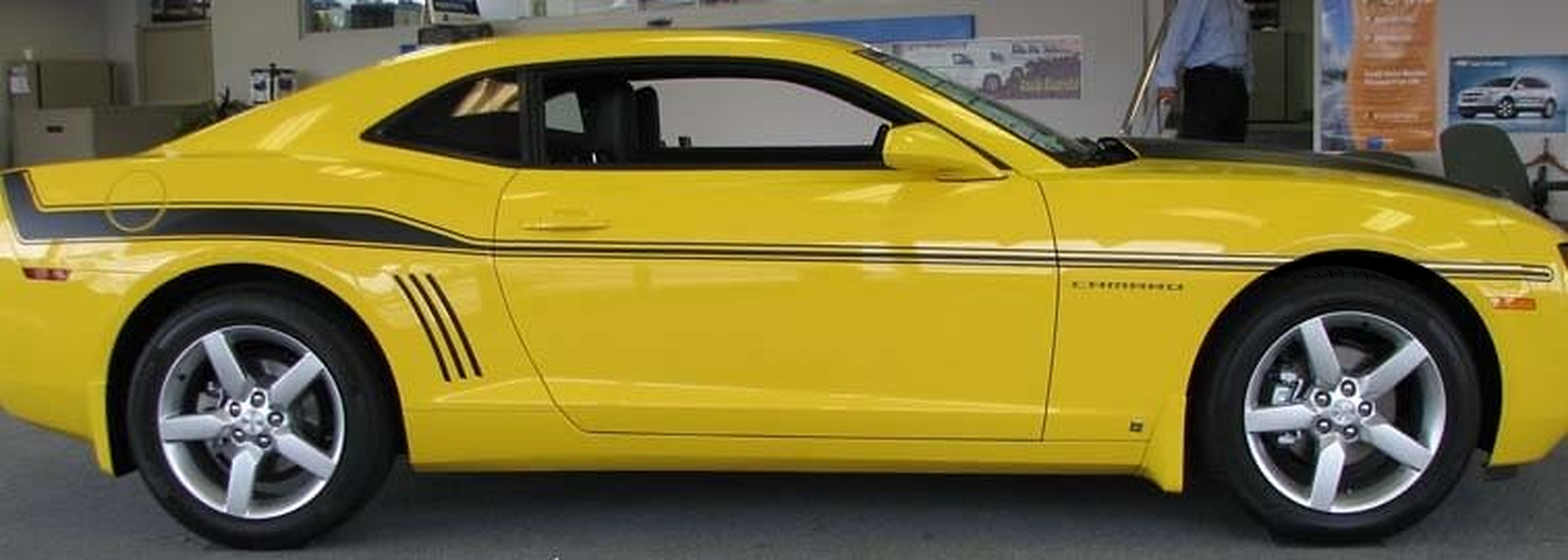 Y Sport Stripes Side Hood Vinyl Decal Sticker for Chevrolet Camaro 2010-2024