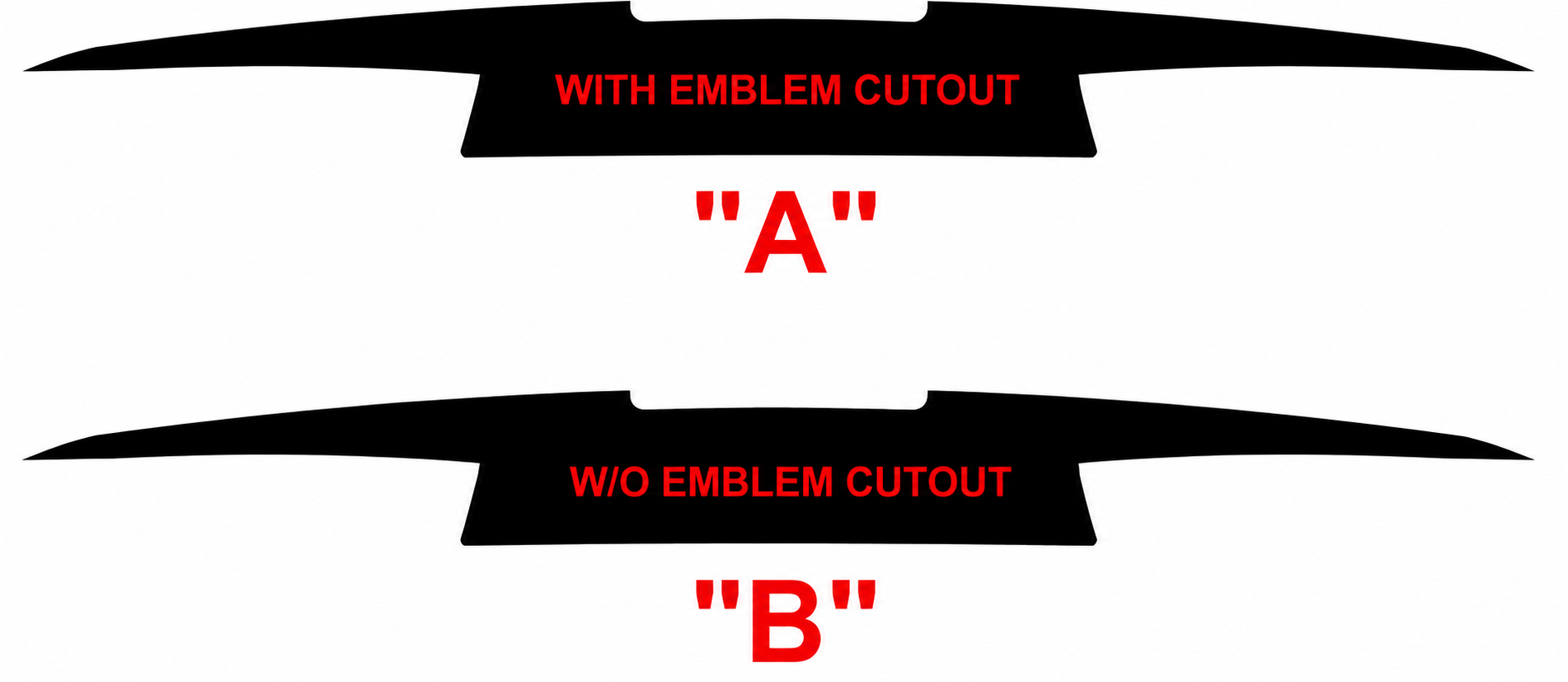 Extended Rear Blackout Panel Trunk Vinyl Decal Sticker for Chevrolet Camaro 2016-2024