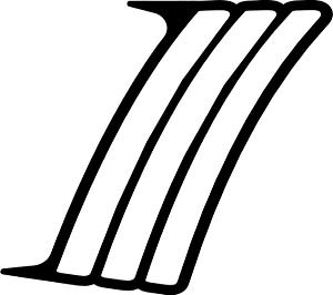 2010 - 2015 Chevrolet Camaro Rear Quarter Panel Outer Vent Accent Decal
