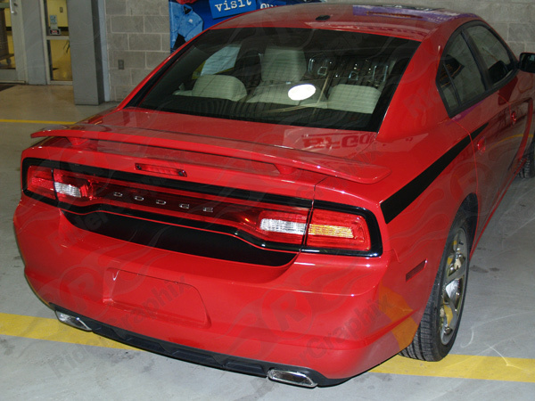 2011 - 2014 Charger Trunk Blackout Decal Kit