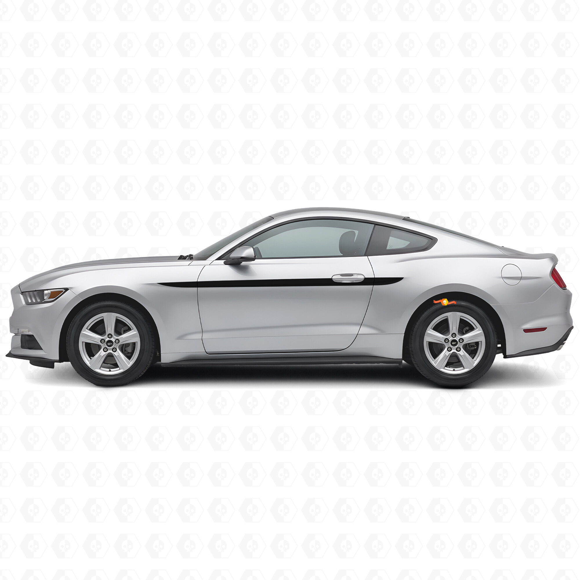 Accent Stripes Side Vinyl Decal Kit for Musclecar Musclecarmodel 2015-2020