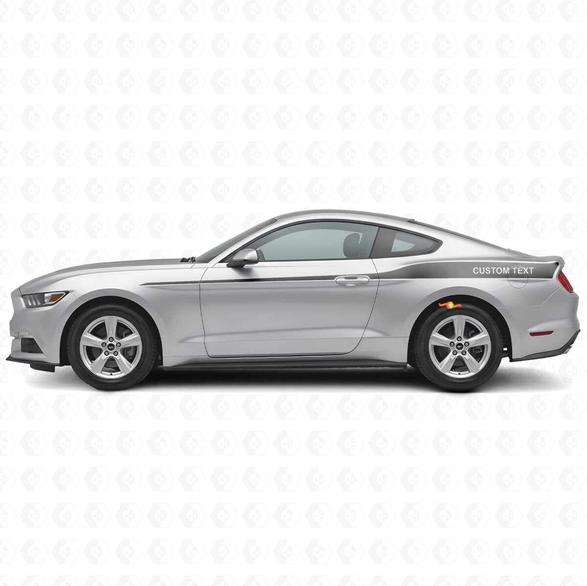 Decorated Custom Side Stripes Vinyl Decal for Musclecar Mustang 2015-20