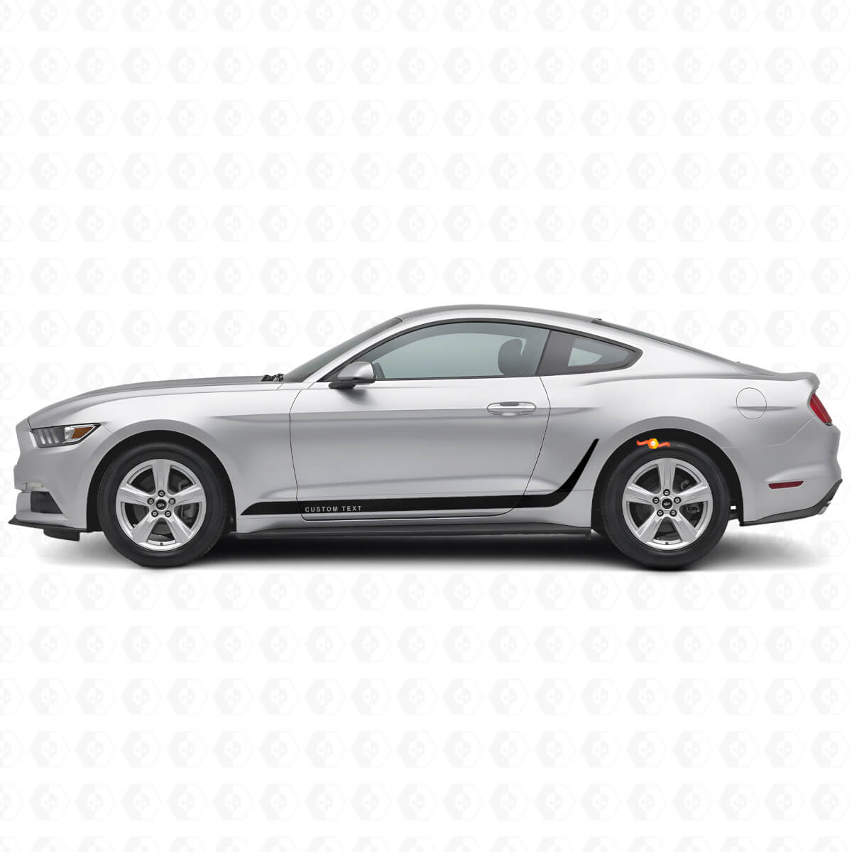 Side Accent Stripes Vinyl Decals for Musclecar Musclecarmodel 2010-2020 6895