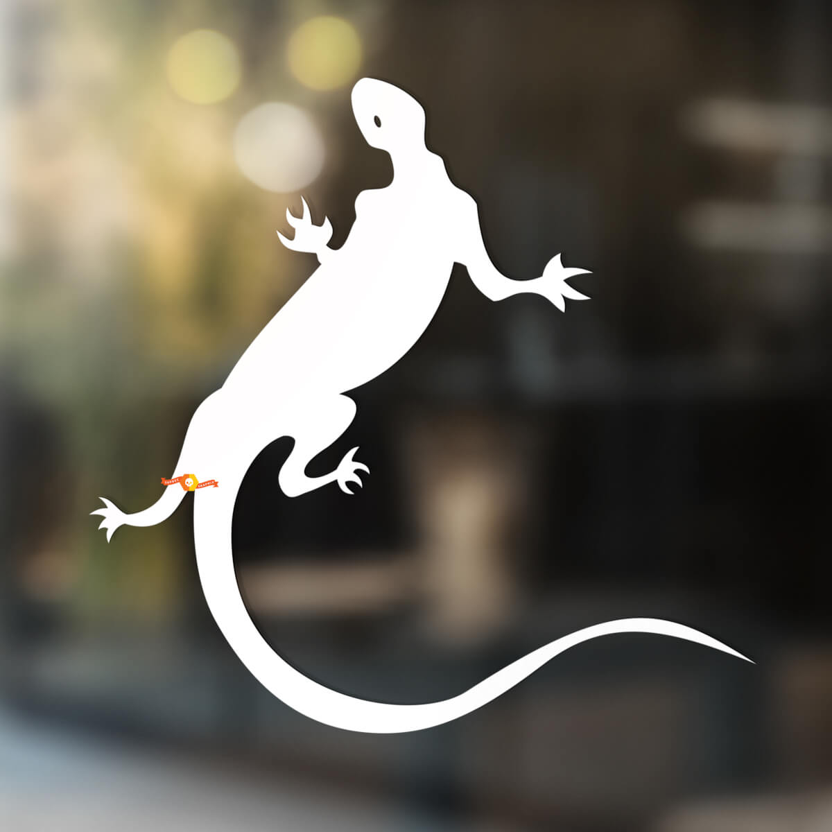 Gecko Lizard Vinyl Art Wall  Window Bathroom Sticker Decal #1
