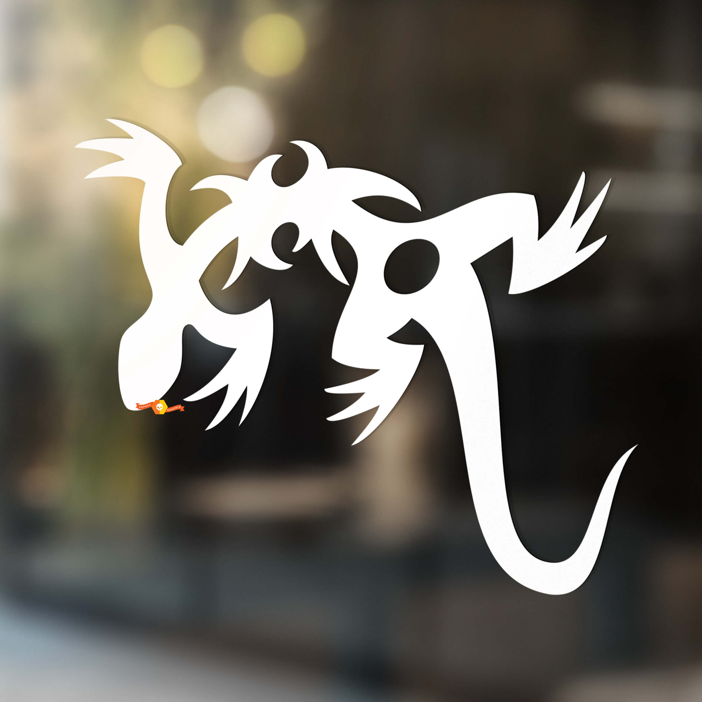 Gecko Lizard Vinyl Art Wall  Window Bathroom Sticker Decal #5