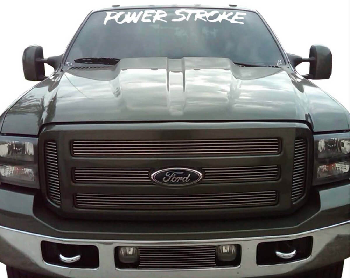 Power Stroke Windshield Body Vinyl Decal Sticker Custom for Ford Expedition 1950-2017